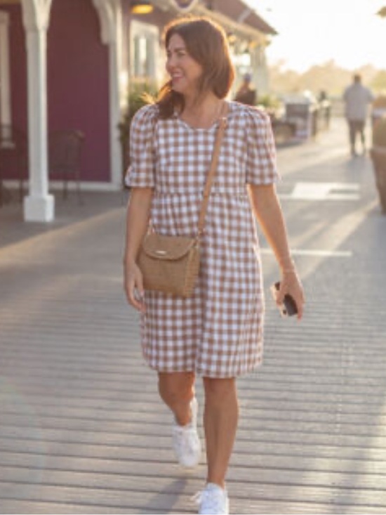 North kinder Dresses & Skirts - NORTH KINDER X THE JILLY BOX | gingham cotton hemp dress | size large